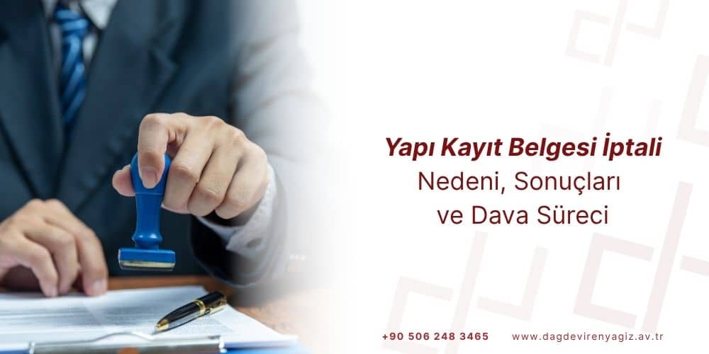 yapı kayıt belgesi iptal